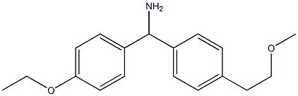 (4-ethoxyphenyl)[4-(2-methoxyethyl)phenyl]methanamine|