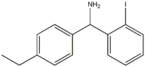 (4-ethylphenyl)(2-iodophenyl)methanamine Structure