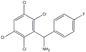 (4-fluorophenyl)(2,3,5,6-tetrachlorophenyl)methanamine|