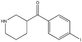 (4-iodophenyl)(piperidin-3-yl)methanone Struktur