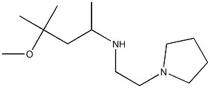 (4-methoxy-4-methylpentan-2-yl)[2-(pyrrolidin-1-yl)ethyl]amine Structure