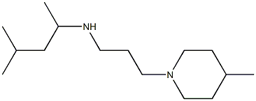 (4-methylpentan-2-yl)[3-(4-methylpiperidin-1-yl)propyl]amine Structure