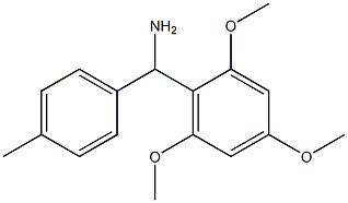 (4-methylphenyl)(2,4,6-trimethoxyphenyl)methanamine Struktur