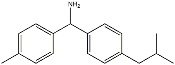 (4-methylphenyl)[4-(2-methylpropyl)phenyl]methanamine