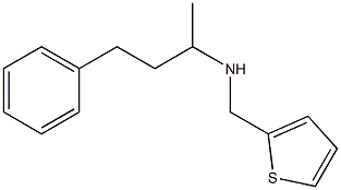 (4-phenylbutan-2-yl)(thiophen-2-ylmethyl)amine,,结构式