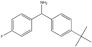 (4-tert-butylphenyl)(4-fluorophenyl)methanamine Struktur