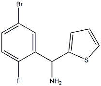 (5-bromo-2-fluorophenyl)(thiophen-2-yl)methanamine|