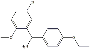 (5-chloro-2-methoxyphenyl)(4-ethoxyphenyl)methanamine Structure