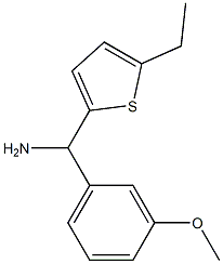  (5-ethylthiophen-2-yl)(3-methoxyphenyl)methanamine