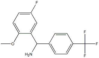 (5-fluoro-2-methoxyphenyl)[4-(trifluoromethyl)phenyl]methanamine