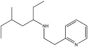 (5-methylheptan-3-yl)[2-(pyridin-2-yl)ethyl]amine Struktur