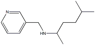 (5-methylhexan-2-yl)(pyridin-3-ylmethyl)amine,,结构式