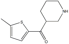 (5-methylthien-2-yl)(piperidin-3-yl)methanone Structure