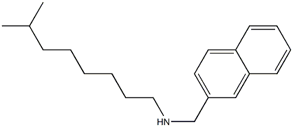 (7-methyloctyl)(naphthalen-2-ylmethyl)amine Structure