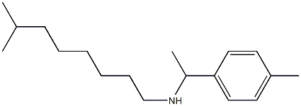 (7-methyloctyl)[1-(4-methylphenyl)ethyl]amine Struktur