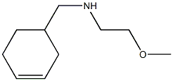 (cyclohex-3-en-1-ylmethyl)(2-methoxyethyl)amine 结构式