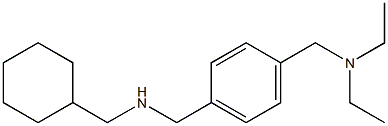 (cyclohexylmethyl)({4-[(diethylamino)methyl]phenyl}methyl)amine Structure