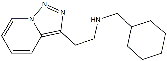 (cyclohexylmethyl)(2-{[1,2,4]triazolo[3,4-a]pyridin-3-yl}ethyl)amine 化学構造式