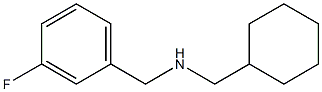 (cyclohexylmethyl)[(3-fluorophenyl)methyl]amine Structure