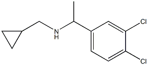 (cyclopropylmethyl)[1-(3,4-dichlorophenyl)ethyl]amine,,结构式