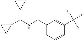 (dicyclopropylmethyl)({[3-(trifluoromethyl)phenyl]methyl})amine|