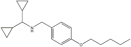  (dicyclopropylmethyl)({[4-(pentyloxy)phenyl]methyl})amine
