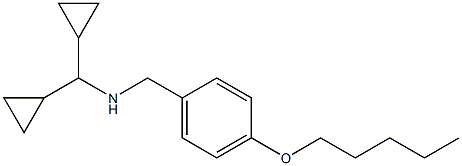 (dicyclopropylmethyl)({[4-(pentyloxy)phenyl]methyl})amine