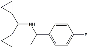 (dicyclopropylmethyl)[1-(4-fluorophenyl)ethyl]amine Structure