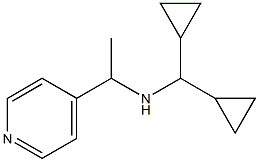 (dicyclopropylmethyl)[1-(pyridin-4-yl)ethyl]amine 结构式