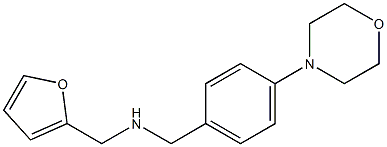 (furan-2-ylmethyl)({[4-(morpholin-4-yl)phenyl]methyl})amine