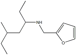 (furan-2-ylmethyl)(5-methylheptan-3-yl)amine Structure