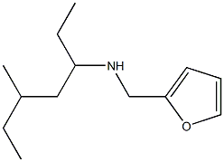 (furan-2-ylmethyl)(5-methylheptan-3-yl)amine,,结构式