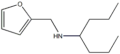 (furan-2-ylmethyl)(heptan-4-yl)amine Structure