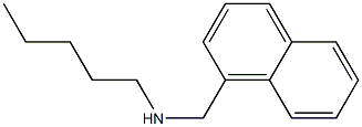 (naphthalen-1-ylmethyl)(pentyl)amine 化学構造式