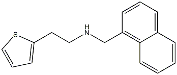 (naphthalen-1-ylmethyl)[2-(thiophen-2-yl)ethyl]amine Structure