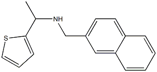 (naphthalen-2-ylmethyl)[1-(thiophen-2-yl)ethyl]amine Structure