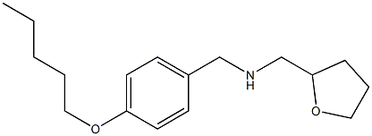 (oxolan-2-ylmethyl)({[4-(pentyloxy)phenyl]methyl})amine Struktur