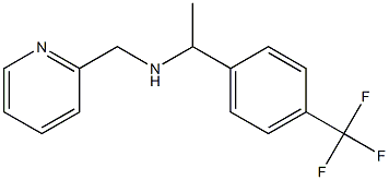 (pyridin-2-ylmethyl)({1-[4-(trifluoromethyl)phenyl]ethyl})amine,,结构式