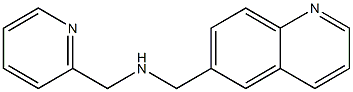 (pyridin-2-ylmethyl)(quinolin-6-ylmethyl)amine 结构式