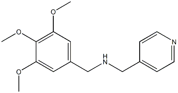 (pyridin-4-ylmethyl)[(3,4,5-trimethoxyphenyl)methyl]amine,,结构式