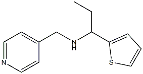 (pyridin-4-ylmethyl)[1-(thiophen-2-yl)propyl]amine Structure
