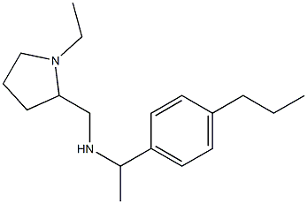 [(1-ethylpyrrolidin-2-yl)methyl][1-(4-propylphenyl)ethyl]amine|