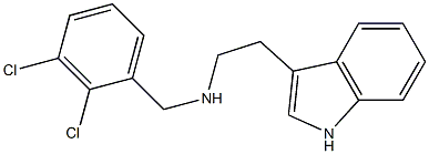 [(2,3-dichlorophenyl)methyl][2-(1H-indol-3-yl)ethyl]amine Struktur