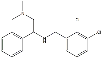 [(2,3-dichlorophenyl)methyl][2-(dimethylamino)-1-phenylethyl]amine Struktur