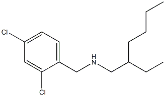 [(2,4-dichlorophenyl)methyl](2-ethylhexyl)amine Structure