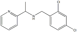 [(2,4-dichlorophenyl)methyl][1-(pyridin-2-yl)ethyl]amine,,结构式