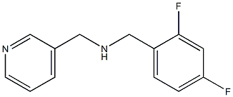 [(2,4-difluorophenyl)methyl](pyridin-3-ylmethyl)amine Structure