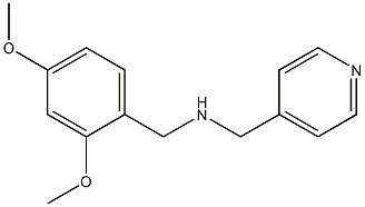 [(2,4-dimethoxyphenyl)methyl](pyridin-4-ylmethyl)amine 结构式