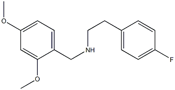 [(2,4-dimethoxyphenyl)methyl][2-(4-fluorophenyl)ethyl]amine Structure