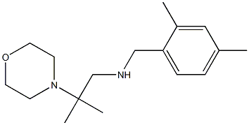 [(2,4-dimethylphenyl)methyl][2-methyl-2-(morpholin-4-yl)propyl]amine Structure